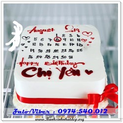 Mẫu Bánh Sinh Nhật Đẹp - A1439